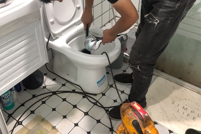 黑河疏通下水道